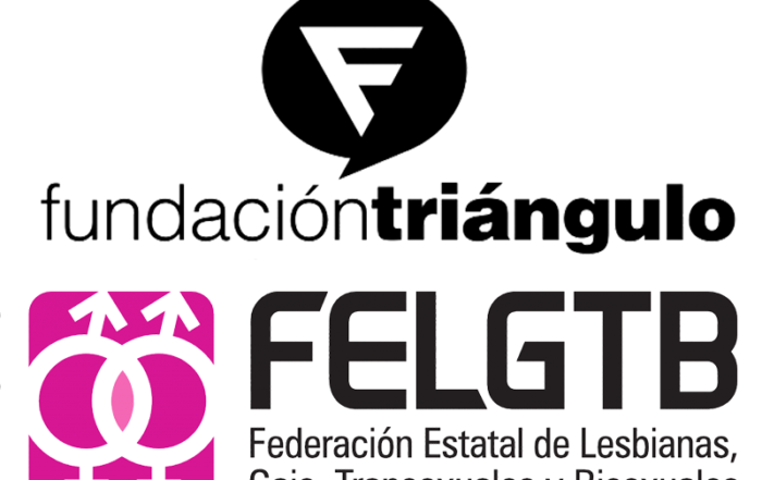 logotipo entidades felgtb y triangulo